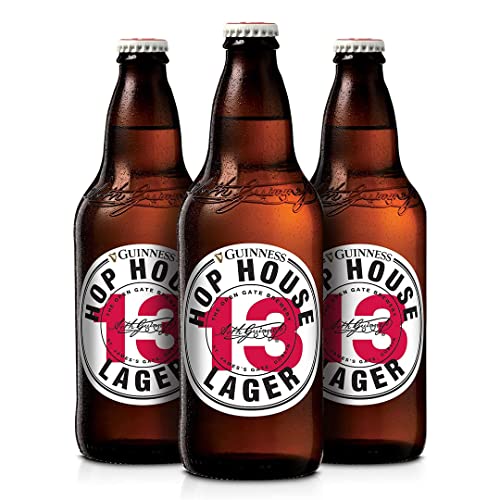 Guinness Hop House 13 Birra Lager Bottiglia - Pack di 12 Botttiglie da 0,33 L