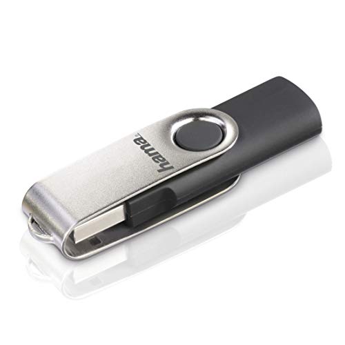 Hama 8GB Rotate unità flash USB 2 Connettore USB di tipo A Nero, Argento