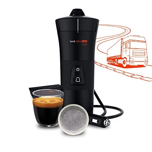 Handpresso - Macchina per caffè portatile 21010, caffettiera Senseo 24 V, macchina per caffè per camion con cialde Senseo, caffettiera 24 V per camion di Senseo