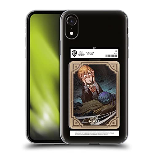 Head Case Designs Licenza Ufficiale Harry Potter: Magic Awakened Biglietto Ronald Weasley Personaggi Cover in Morbido Gel Compatibile con Apple iPhone XR