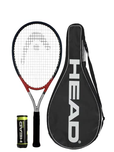 HEAD Ti S2 - Racchetta da tennis in titanio, con copertura e 3 palline da tennis, disponibile da L1 a L5 (L3 (4 3 8 )