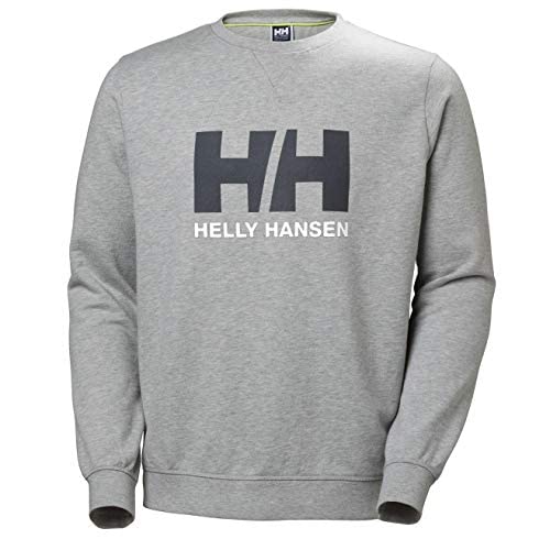 Helly Hansen Hh Logo Crew Sweat, Felpa Uomo, XL, Grigio (Grey Melange)