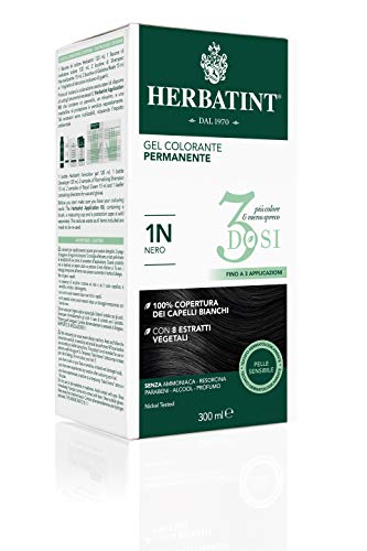 Herbatint Gel Colorante Permanente 3Dosi - 1N Nero 300ml