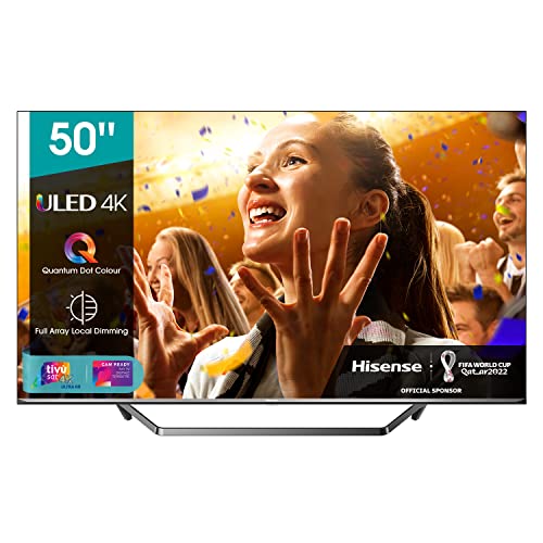 Hisense 50U71QF Smart TV ULED Ultra HD 4K 50 , Quantum Dot, Dolby Vision HDR, HDR10+, Dolby Atmos, Full Array Local Dimming, con Alexa integrata, Tuner DVB-T2 S2 HEVC Main10 [Esclusiva Amazon - 2020]
