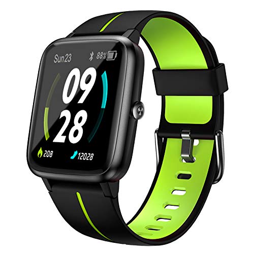Holabuy Smartwatch, Orologio Fitness Uomo Donna con GPS Integrato, Cardiofrequenzimetro da Polso Impermeabile IP68 con previsioni del Tempo, Activity Tracker con Contapassi Cronometro per Android iOS
