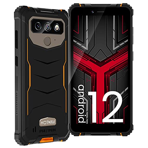 HOTWAV T5 Pro Rugged Smartphone 2022, 6,0 Pollici HD Android 12 Tel...
