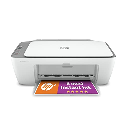 HP DeskJet 2720e, Stampante Multifunzione, 6 Mesi di Inchiostro Instant Ink Inclusi con HP+