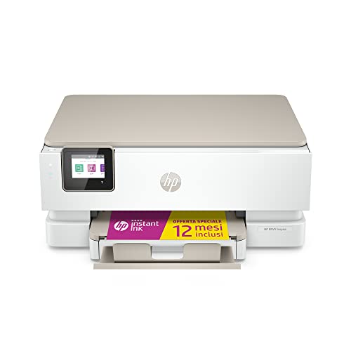 HP Envy Inspire 7220e, Stampante Multifunzione, 12 Mesi di Inchiostro Instant Ink Inclusi con HP+