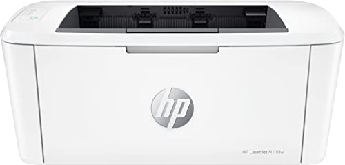 HP LaserJet M110w 7MD66F, Stampante a Singola Funzione A4, Stampa Fronte e Retro Manuale in b n, 20 ppm, USB, Wi-Fi, Bianca