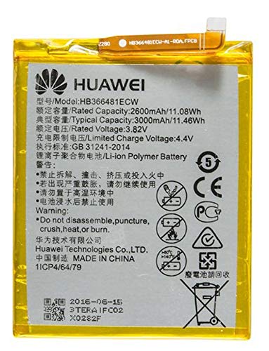 Huawei Batteria originale per Huawei P10 Lite, telefono cellulare smartphone, batteria agli ioni di litio