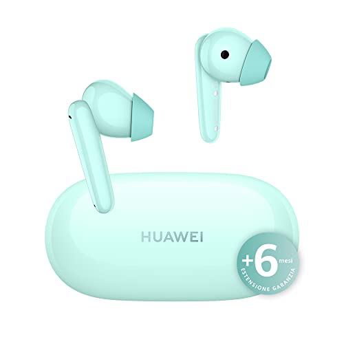 HUAWEI FreeBuds SE Cuffie Bluetooth, Design semi-in-ear ergonomico, Audio HD, Cancellazione rumore in chiamata, Microfoni integrati, Comandi touch, Blu +6 mesi estensione garanzia