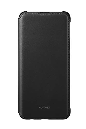 Huawei P Smart Z PU Flip Cover Protettiva, Nero