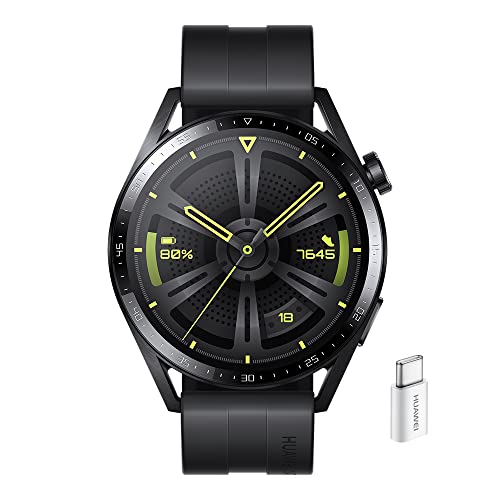 Huawei Watch GT 3 46 mm Smartwatch, Batteria di Lunga Durata, Monit...