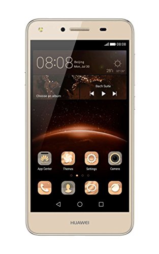 Huawei Y5 II Pro Version Smartphone, Display 5.0  HD, Memoria Interna 8 GB, 1 GB RAM, Processore Quad-Core da 1.2 GHz, Fotocamera 8 MP, Oro