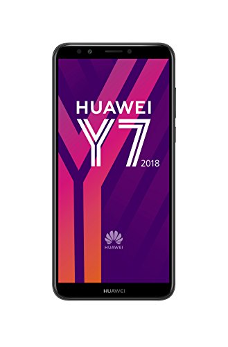 Huawei Y7 Smartphone (15,2 cm (5,99 pollici), FullView, 16 GB di memoria interna, Dual SIM, Android 8.0), nero