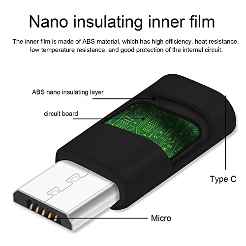 iJiZuo Adattatore Micro USB a USB C [2 Pezzi], Micro USB (Maschio) ...