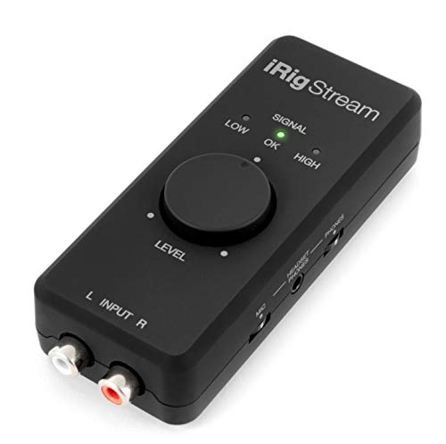 IK Multimedia iRig Stream - Interfaccia audio per streaming per iOS, Android e Mac PC