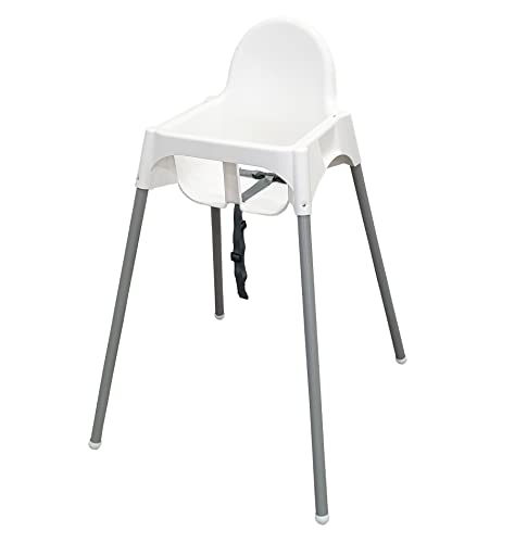 Ikea Antilop - Seggiolino per Bambini con Cintura, Bianco...