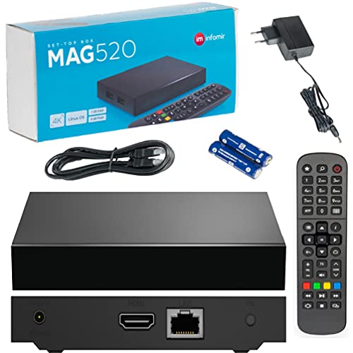 Infomir MAG520   4K UHD IPTV BOX   Internet TV   2160p 60 FPS Multi...