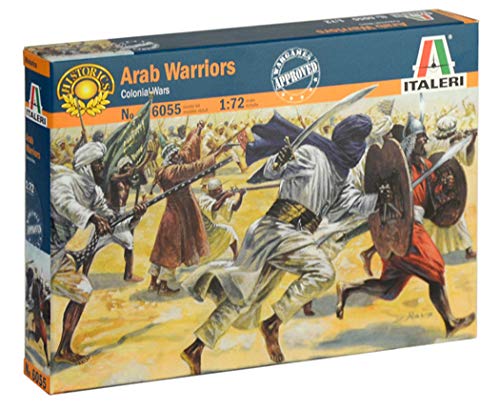 Italeri 6055 Arab Warriors Colonial Wars soldatini in plastica scal...