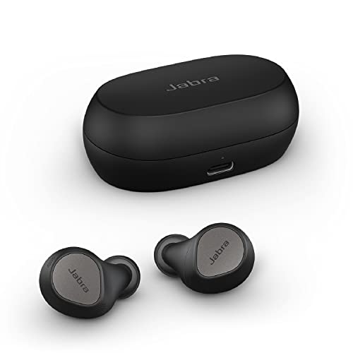 Jabra Elite 7 Pro Auricolari Bluetooth In Ear, Auricolari Wireless con Cancellazione Attiva del Rumore Regolabile, Design Compatto, Jabra Multisensor Voice e Alexa Integrati, Nero Titanio