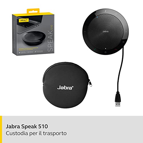 Jabra Speak 510 Speak - Altoparlante Bluetooth portatile, altoparla...