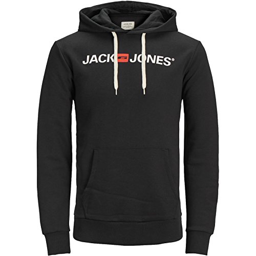 JACK & JONES Jjecorp Logo Sweat Hood Noos 12137054 Felpe con Cappuc...
