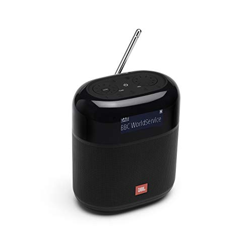 JBL Tuner XL Speaker Wireless Bluetooth Portatile con Radio Digitale DAB   DAB+ e FM - Cassa Altoparlante Impermeabile IPX7, con Display LCD, fino a 15 h di Autonomia, Nero