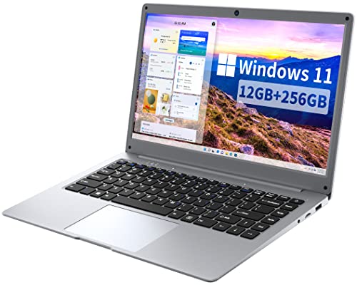 Jumper PC Portatile 14  FHD Display (Laptop Windows 11 Home, 256GB SSD, RAM 12 GB, WLAN, Mini-HDMI, 256GB Espandibili)