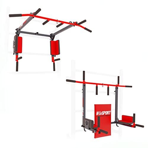 K-Sport Heavy Duty Power Gabbia Squat Rack Bench Push Pull Up Dip Station Leg Hold-down Home Gym