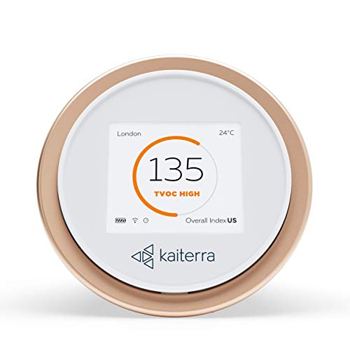 Kaiterra Laser Egg+ Chemical: Monitor della qualità dell’aria per interni (Monitora PM2.5, Polveri sottili, COV, Temperatura e Umidità)