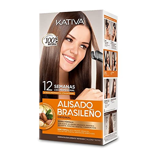 Kativa | Kit lisciante brasiliano Kativa con Cheratina e Argan 145 ...