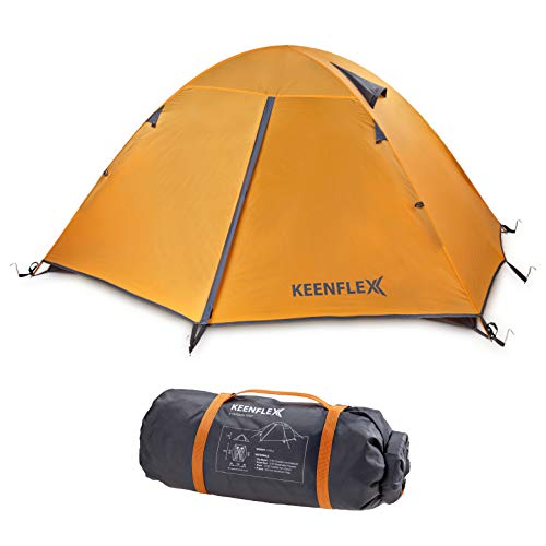 KeenFlex Tenda da Campeggio per 2 Persone Doppio Strato Ultra Legge...