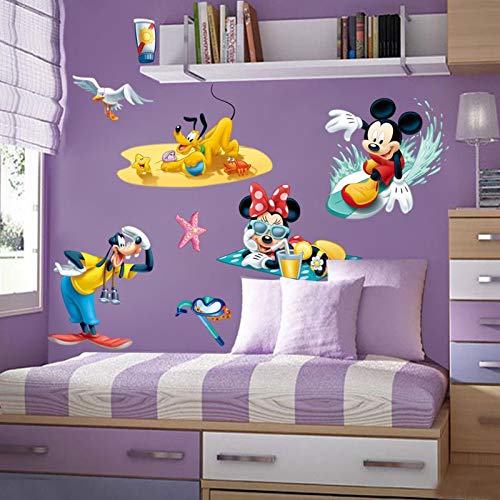 kibi adesivi Muro Minnie Disney Adesivi Muro Mickey Mouse Adesivo Da Parete Minnie Camera Da Letto Bambini Stickers Muro Bambini Mickey Mouse Adesivi Muro Topolino Disney