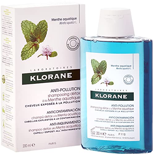 Klorane Shampoo Detox alla Menta Aquatica, 200 ml