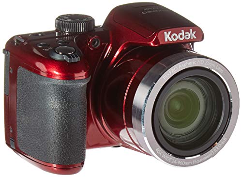 KODAK AZ401 Astro Zoom Bridge Camera 16 Megapixel, zoom ottico 40x, colore: Rosso