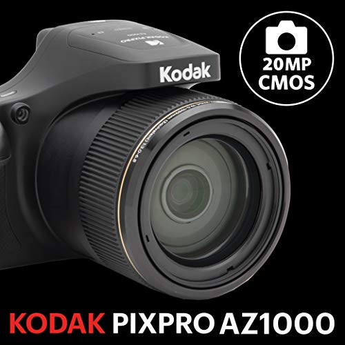 KODAK Pixpro AZ1000 - Fotocamera Bridge Digitale, 20 MP, Colore: Ne...