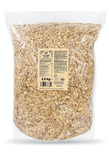 KoRo - Fiocchi integrali ai 4 cereali bio 2,5 kg - fiocchi di cerea...