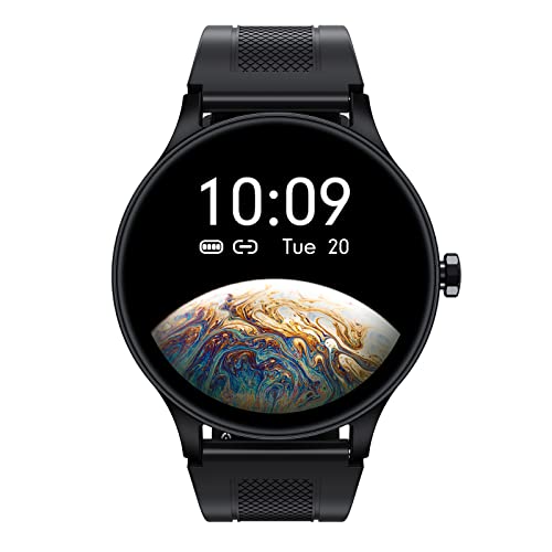KUNGIX Smartwatch, Orologio Fitness Uomo Donna con 360 * 360 Rapporto di risoluzione Contapassi Saturimetro (SpO2) Sonno Cardiofrequenzimetro, Impermeabile IP68 Fitness Tracker per Android iOS