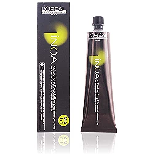 L Oréal Inoa - Colorazione permanente, Inodore, Senza ammoniaca, Colore Biondo scuro (6.1), 60 ml
