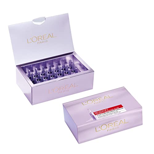 L Oréal Paris Ampolle Revitalift Filler, Trattamento 28 Giorni Con Acido Ialuronico Puro Concentrato Al 100%, Confezione da 28 Ampolle