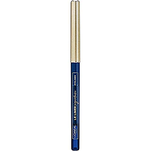 L Oréal Paris Makeup Le Liner Signature Matita Automatica Occhi, Colore Intenso, Tratto Preciso, 02 Blue Jersey, Confezione da 1