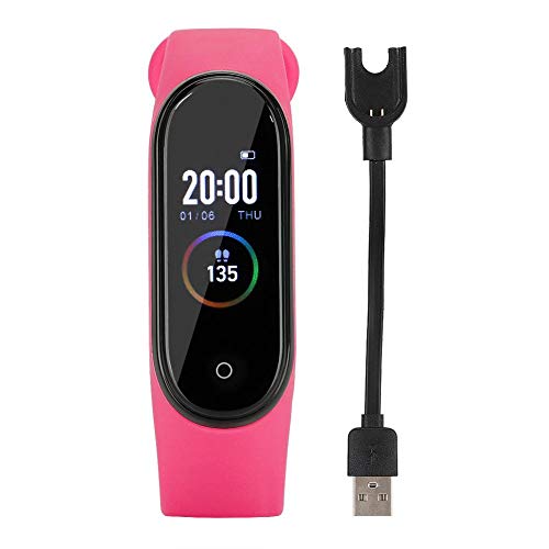 Ladieshow Orologio Sportivo, Braccialetto Intelligente Impermeabile IP67 0.96 Pollici TFT a Colori Smartwatch Sleep Monitor Sport Watch(Rosa)