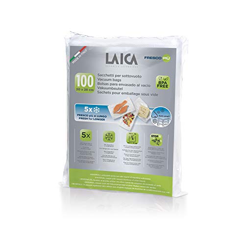 Laica VT3240 XPro Maxi Kit Sottovuoto, Acciaio...