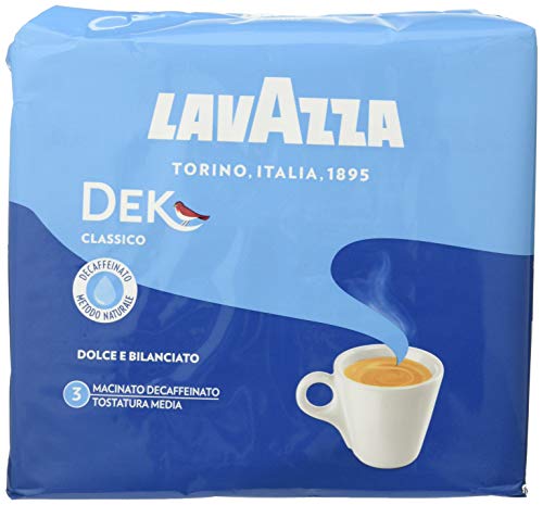 Lavazza Caffè Macinato Decaffeinato Classico, 2 x 250g