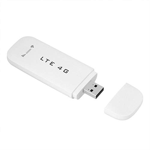 Lazmin Adattatore di Rete USB 4G LTE Wireless WiFi Hotspot Router Modem Stick, Adattatore di Rete Mini Condividi Fino a 10 utenti WiFi, Memoria Micro SD, espansione Fino a 32 GB(Senza Funzione WiFi
