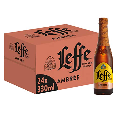 Leffe Ambrée, Birra Bottiglia - Pacco da 24x33cl