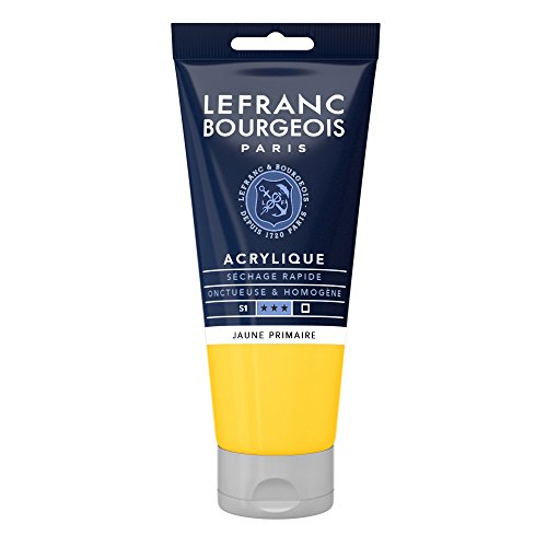 Lefranc Bourgeois Fine Acrylic Colore Acrilico, Giallo (Primary Yellow), 80 ml