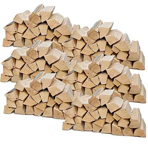 legna da ardere, 5 – 500 kg, per stufa e camino, camino, braciere, griglia, legno di faggio, tronco di legno di faggio, 25 cm, essiccato in camera da letto, quantità: 180 kg