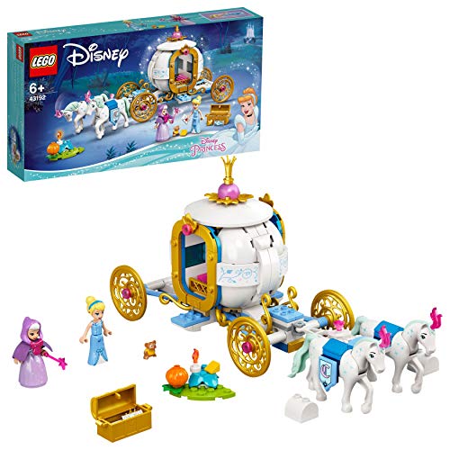LEGO 43192 Disney Princess La Carrozza Reale di Cenerentola con 2 M...